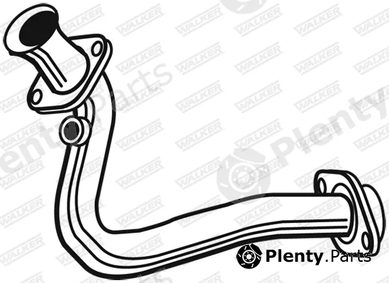 Walker 02717 — Exhaust Pipe