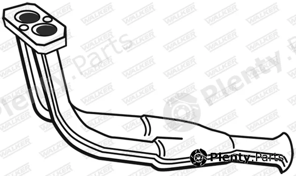Walker 06418 — Exhaust Pipe