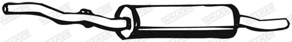 Walker 04631 — Front Muffler