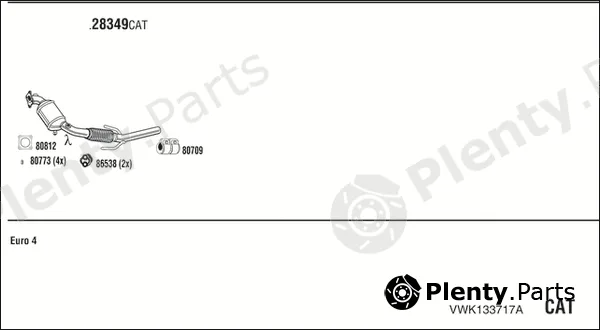 Walker VWK133717A — Exhaust System