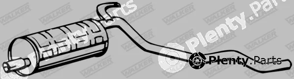 Walker 09507 — Rear Muffler