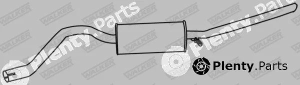 Walker 12930 — Rear Muffler