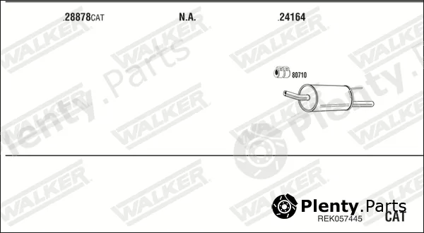 Walker REK057445 — Exhaust System