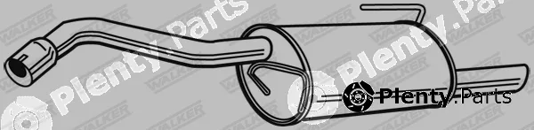 Walker 23662 — Rear Muffler
