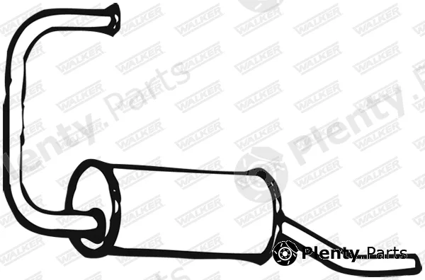 Walker 01004 — Front Muffler