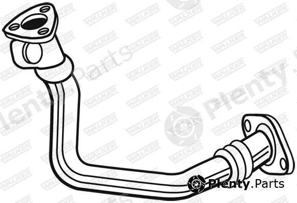 Walker 10456 — Exhaust Pipe