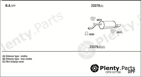 Walker OPK107798 — Exhaust System