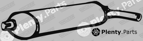 Walker 01677 — Rear Muffler