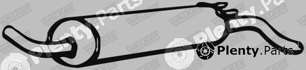 Walker 01390 — Rear Muffler