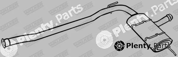 Walker 18077 — Centre Muffler