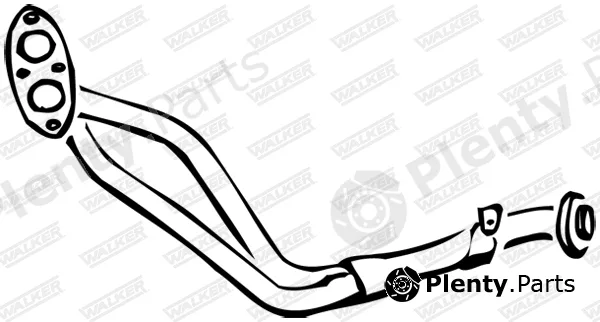 Walker 15117 — Exhaust Pipe