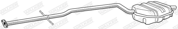 Walker 22684 — Rear Muffler