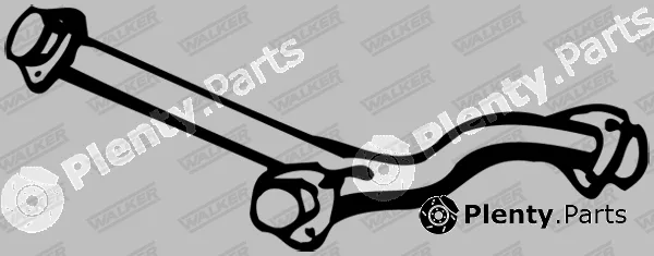 Walker 02876 — Exhaust Pipe