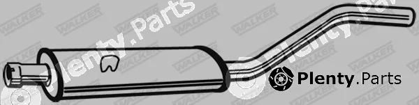 Walker 04005 — Rear Muffler