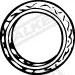 Walker 80041 — Gasket, exhaust pipe
