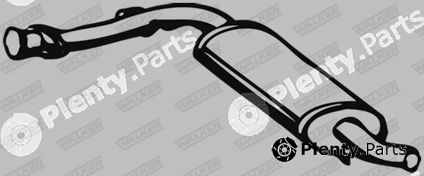 Walker 01726 — Front Muffler