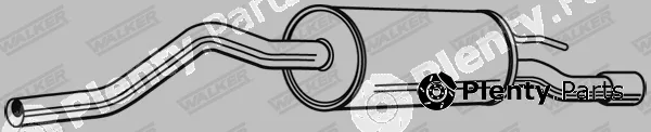 Walker 24166 — Rear Muffler