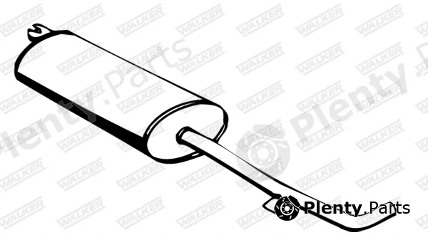 Walker 01730 — Rear Muffler