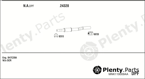 Walker MNK119009AA — Exhaust System