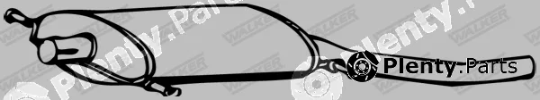 Walker 14418 — Rear Muffler