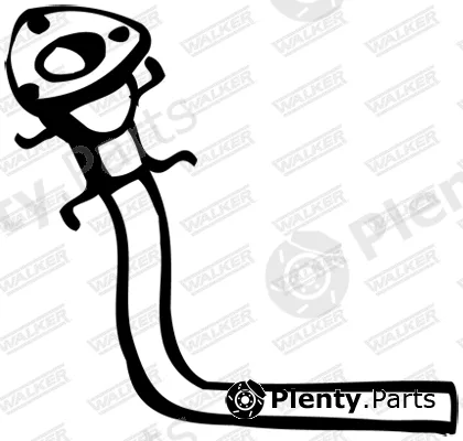 Walker 13713 — Exhaust Pipe