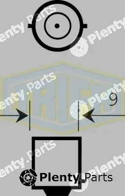Trifa 00110 — Bulb, licence plate light