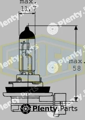 Trifa 02008 — Bulb, front fog light