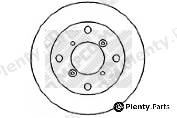 Mapco 15596 — Brake Disc
