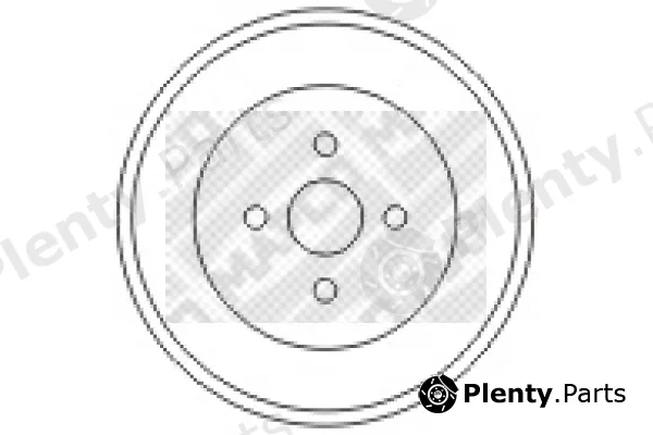 Mapco 35502 — Brake Drum
