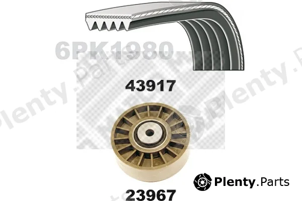 Mapco 23917 — V-Ribbed Belt Set