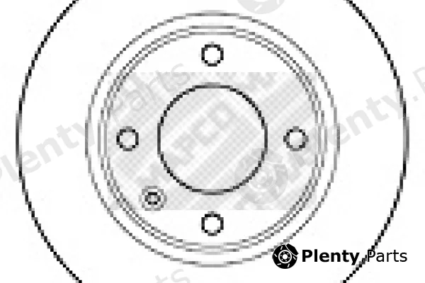 Mapco 15307 — Brake Disc