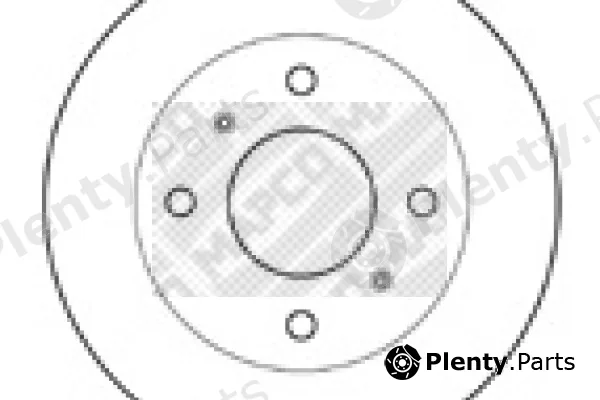 Mapco 15513 — Brake Disc