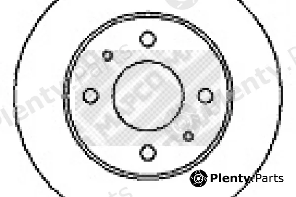 Mapco 15501 — Brake Disc