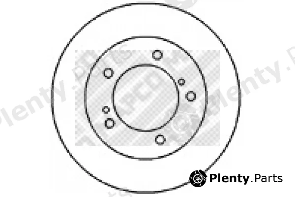 Mapco 25592 — Brake Disc