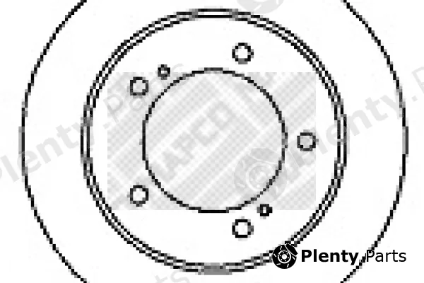 Mapco 15591 — Brake Disc