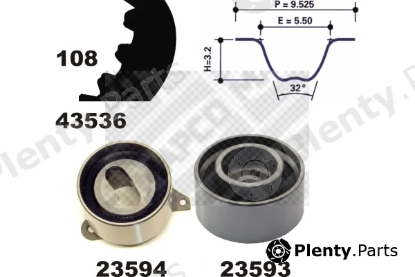 Mapco 23536 — Timing Belt Kit