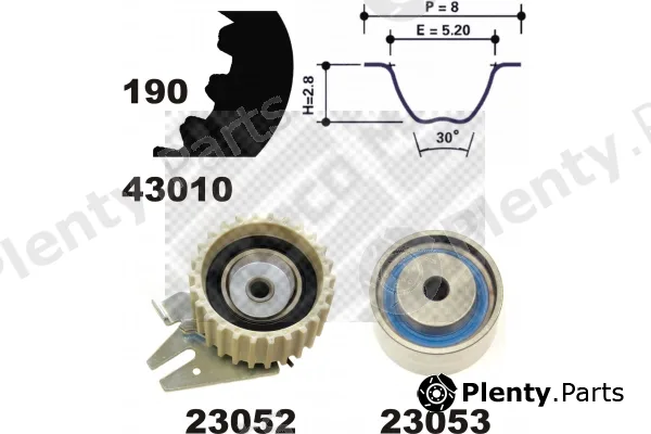 Mapco 23015 — Timing Belt Kit