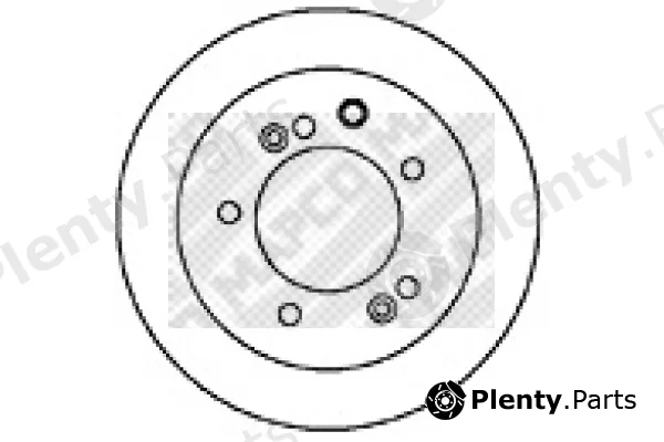 Mapco 15578 — Brake Disc