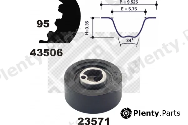 Mapco 23506 — Timing Belt Kit
