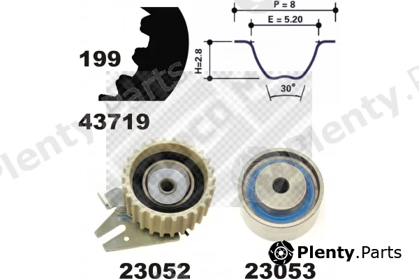 Mapco 23008 — Timing Belt Kit