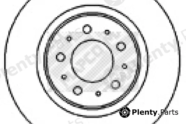 Mapco 15975 — Brake Disc