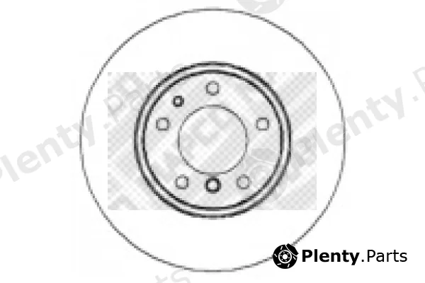 Mapco 15663 — Brake Disc