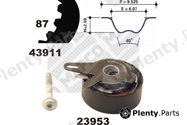 Mapco 23911 — Timing Belt Kit