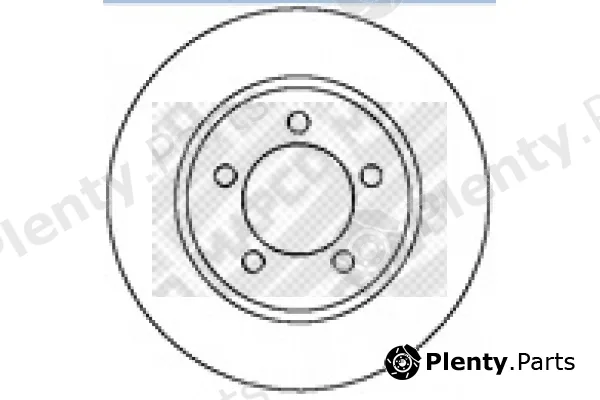 Mapco 25603 — Brake Disc