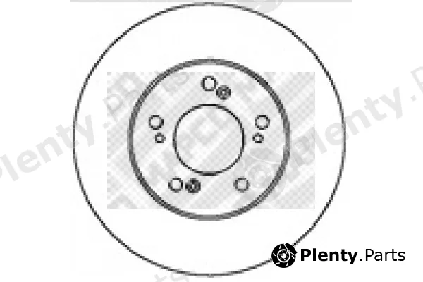 Mapco 15625 — Brake Disc