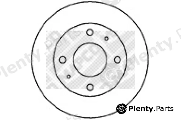 Mapco 25520 — Brake Disc