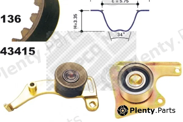 Mapco 23415 — Timing Belt Kit