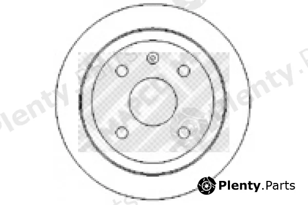 Mapco 25501 — Brake Disc