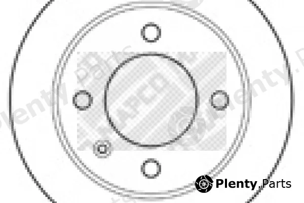 Mapco 15427 — Brake Disc