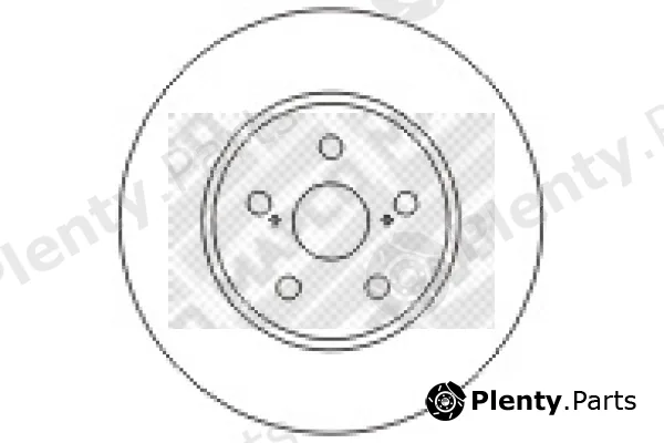 Mapco 45566 — Brake Disc